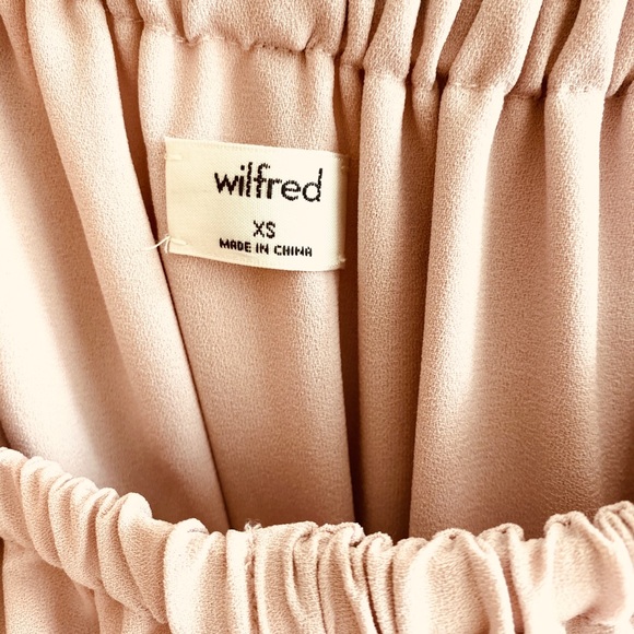 Aritzia Blush Pink Off the Shoulder Dress NWT - Picture 4 of 5